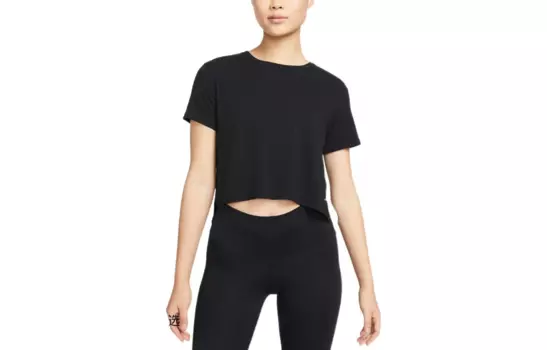 Женский укороченный топ Nike, цвет Black