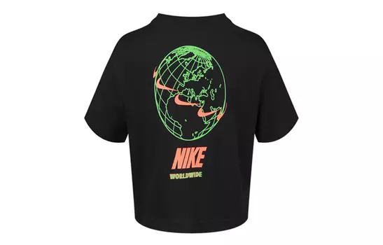 Женский укороченный топ Nike, цвет Black