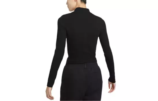 Женский укороченный топ Nike, цвет Black