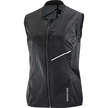 Женский ветровой жилет Sense Aero Salomon, черный
