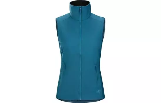 Жилет женский Arcteryx Atom Series с логотипом, синий