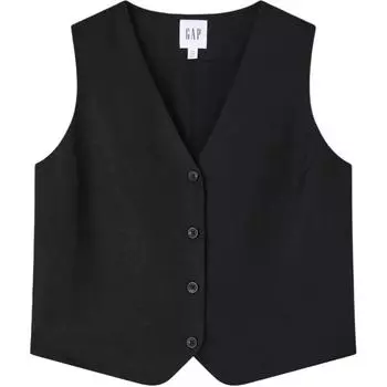 Женский жилет GAP, цвет Black