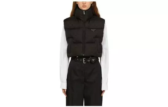 Женский жилет PRADA, цвет Black
