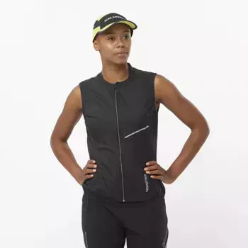 Женский жилет Sense Aero Wind Salomon, чёрный