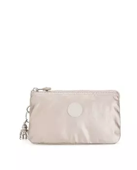 Женский золотой кошелек на молнии Kipling, золотой