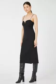 Женское черное платье Koton, черный