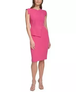 Женское облегающее платье би-стрейч со швами Vince Camuto, розовый
