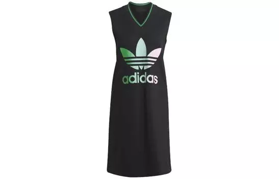 Женское платье без рукавов Adidas Originals, цвет Black