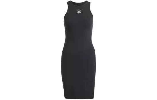 Женское платье без рукавов Adidas Originals, цвет Black