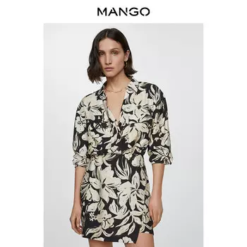 Женское платье Mango элегантное, черный