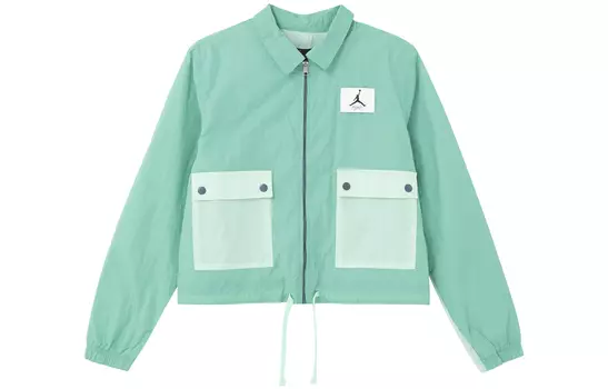 Женское укороченное пальто Jordan, цвет Mint Green