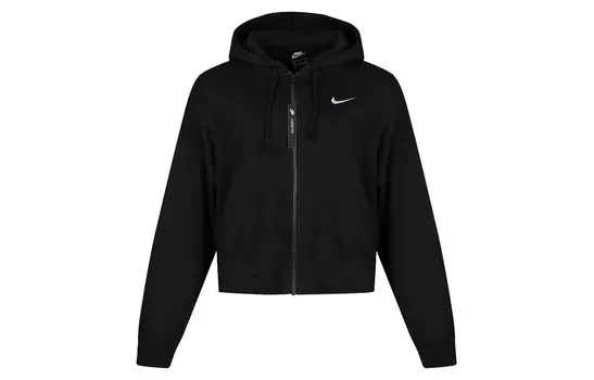 Женское укороченное пальто Nike, Черный