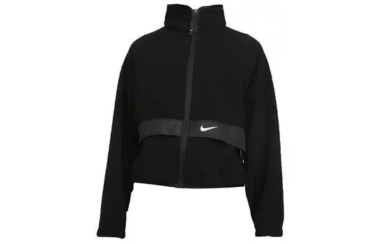 Женское укороченное пальто Nike, цвет Black
