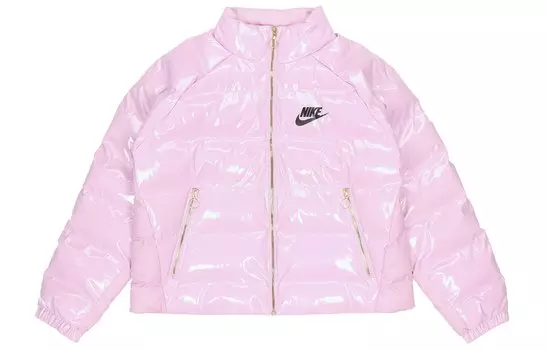 Женское укороченное пальто Nike, цвет Pink