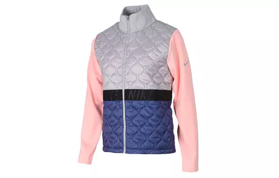 Женское укороченное пальто Nike, цвет Pink/Blue