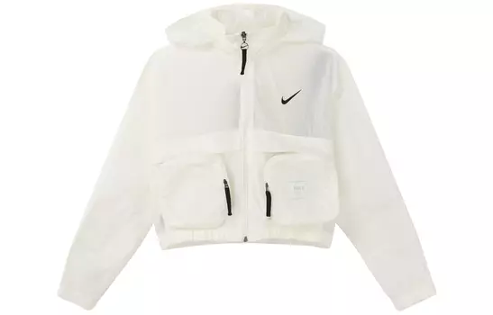 Женское укороченное пальто Nike, цвет Sail