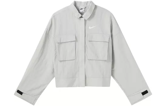 Женское укороченное пальто Nike, цвет White