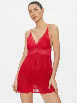 Женственная ночная рубашка Hunkemller, красный