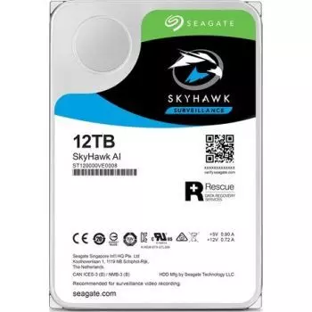 Жесткий диск Seagate SkyHawk AI, 12 ТБ 3.5" ST12000VE001