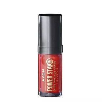 Жидкая губная помада Avon Power Stay Shiny - Scarlet Flame - 7 мл