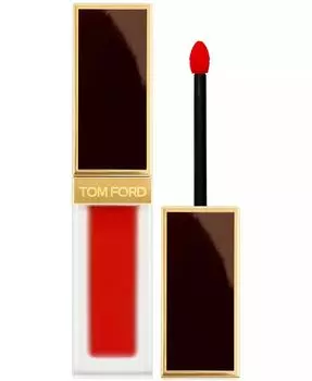Жидкая матовая помада для губ Luxe Tom Ford, цвет Carnal Red (Rosy Red with orange undertones)