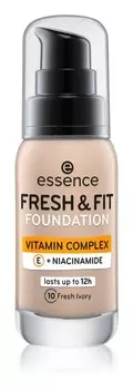 Жидкая основа Essence Fresh & Fit, оттенок 10 Fresh Ivory 30 мл