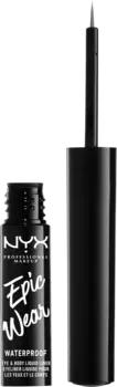 Жидкая подводка для глаз Epic Wear Metallic Water 02 Gun Metal 3,5 мл NYX PROFESSIONAL MAKEUP