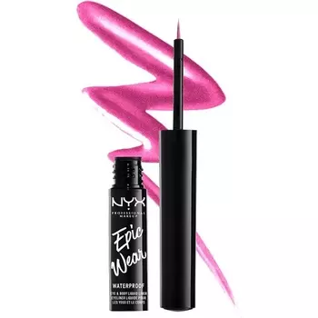 Жидкая подводка для глаз Epic Wear Metallic — цвет фуксия-метал, Nyx Professional Makeup