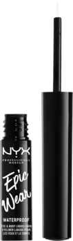 Жидкая подводка для глаз Epic Wear Semi Permanent Водостойкая 04 Белая 3,5 мл NYX PROFESSIONAL MAKEUP