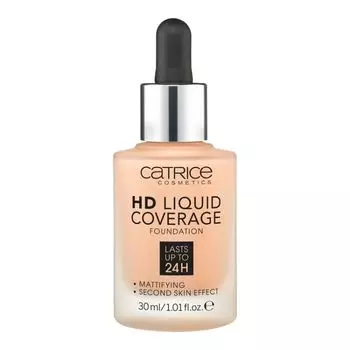 Жидкая тональная основа HD Catrice, цвет 030 sand beige, 30 мл