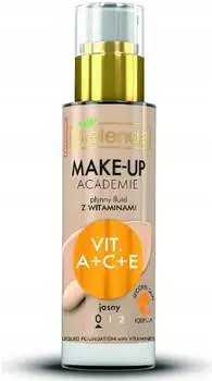 Жидкий флюид с витаминами А+С+Е - светлый оттенок 0, 30мл Bielenda, Make-up Academie -