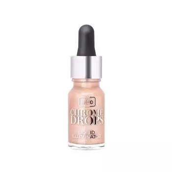 Жидкий иллюминатор для лица и тела 2,9 мл Wibo, Chrome Drops Liquid Illuminator