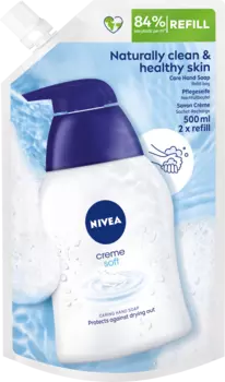Жидкое мыло-крем в мягкой сменной упаковке 500 мл. NIVEA