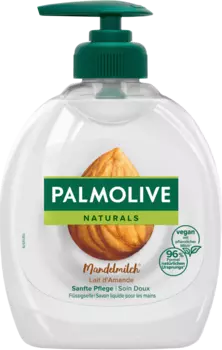 Жидкое мыло Молочко и усилитель Миндаль 300мл Palmolive
