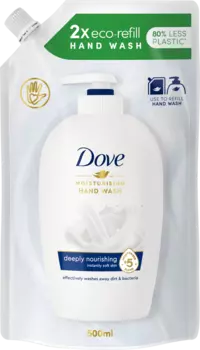Жидкое мыло питательный лосьон для мытья рук сменная упаковка 500 мл Dove