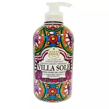 Жидкое мыло Villa Sole Rosso Divino Del Chianti 500мл Nesti Dante