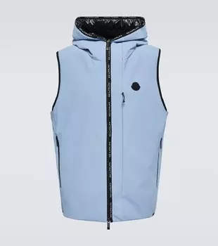 Жилет Allier с капюшоном Moncler, синий