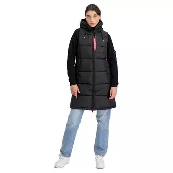 Жилет Alpha Industries Long Puffer, черный