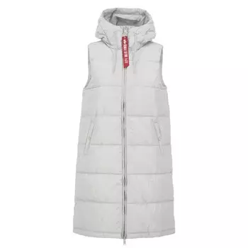 Жилет Alpha Industries Long Puffer, серый