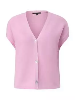 Жилет comma Strickjacke kurzarm, розовый
