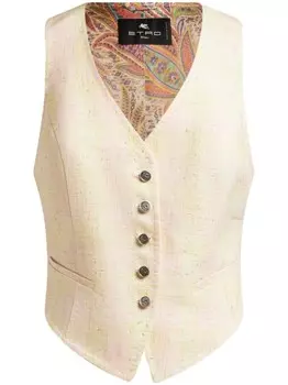Жилет ETRO Slub, нейтральный