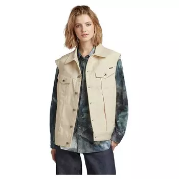 Жилет G-Star Oversized Denim, бежевый