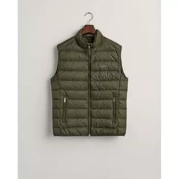 Жилет Gant Light Down Lightweight, зеленый