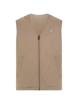 Жилет GUESS, цвет Beige/Ecru