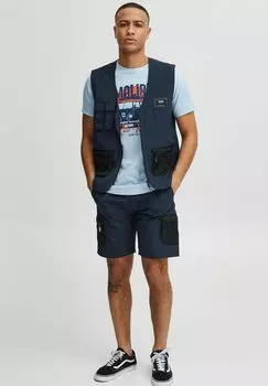 Жилет IDPIET INDICODE JEANS, темно-синий