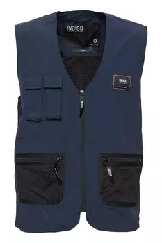 Жилет INDICODE JEANS Piet, темно-синий