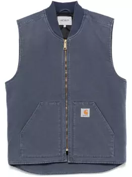 Жилет из холста Carhartt WIP, синий