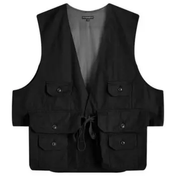 Жилет из птицы Engineered Garments, черный