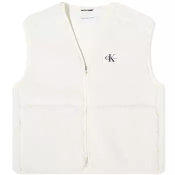 Жилет из шерпы Calvin Klein, слоновая кость