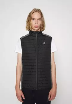 Жилет Jack & Jones МУЛЬТИ-ОБОРОТНИК-ОШЕЙНИК, цвет black/grey melange